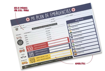 PACK x 10 unidades-Organizador de Emergencias
